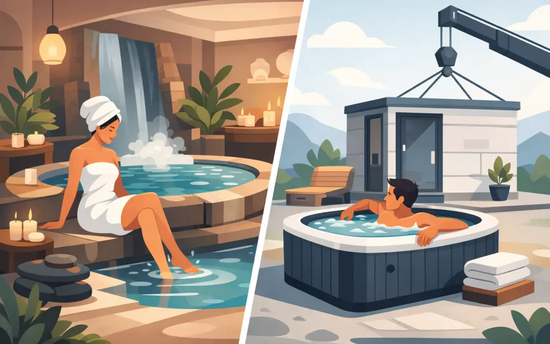 Amenajare spa personalizată vs prefabricată